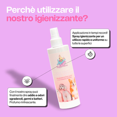 Spray igienizzante cucce e tessuti Sofy Mama 250ml